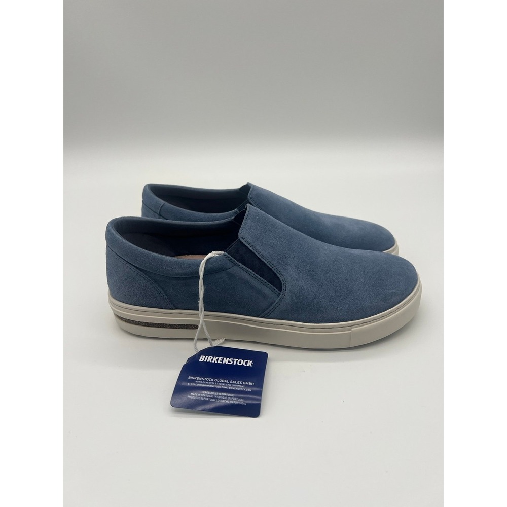 Birkenstock Oswego Blue Suede Slip On Shoes Women's 9 EU 40